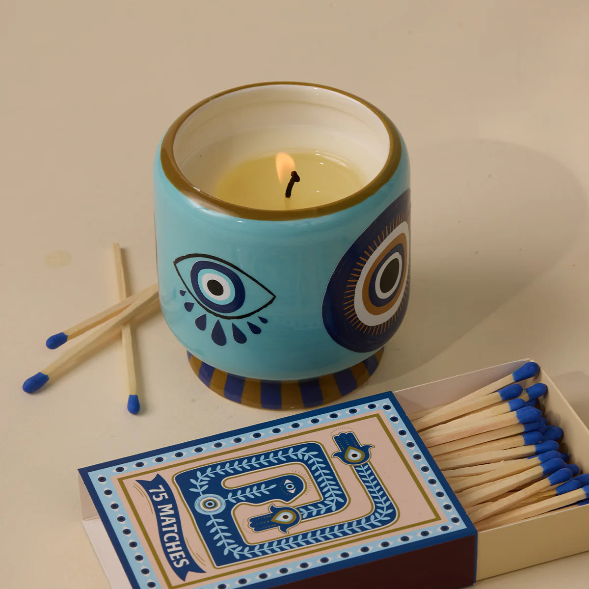 Eye" Candle - Incense & Smoke