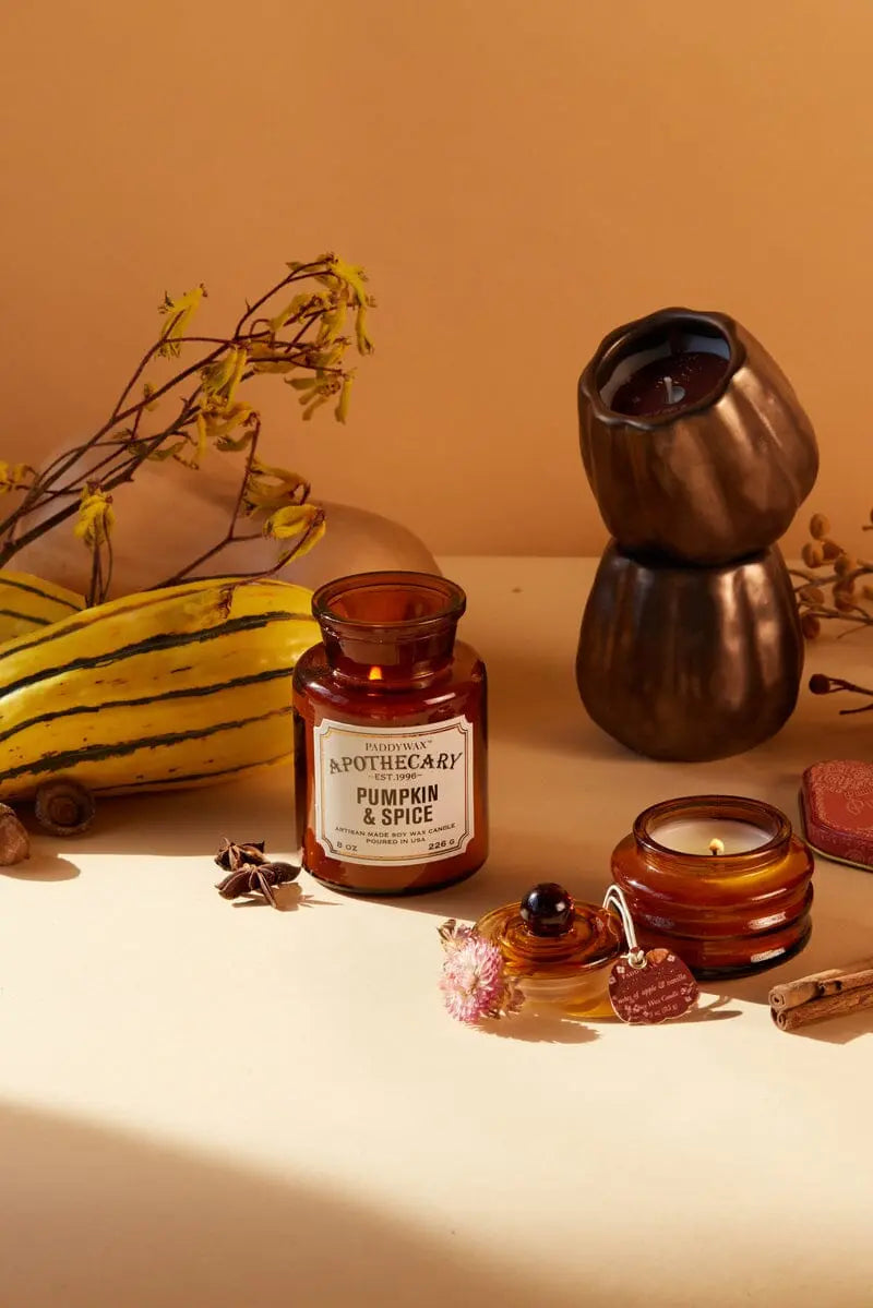 Candela di soia Apothecary - Pumpkin + Spice