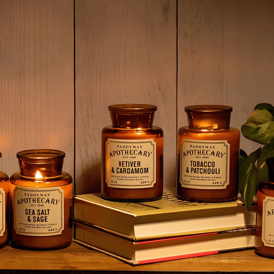 Candela di soia Apothecary - Fico Nero + Oliva