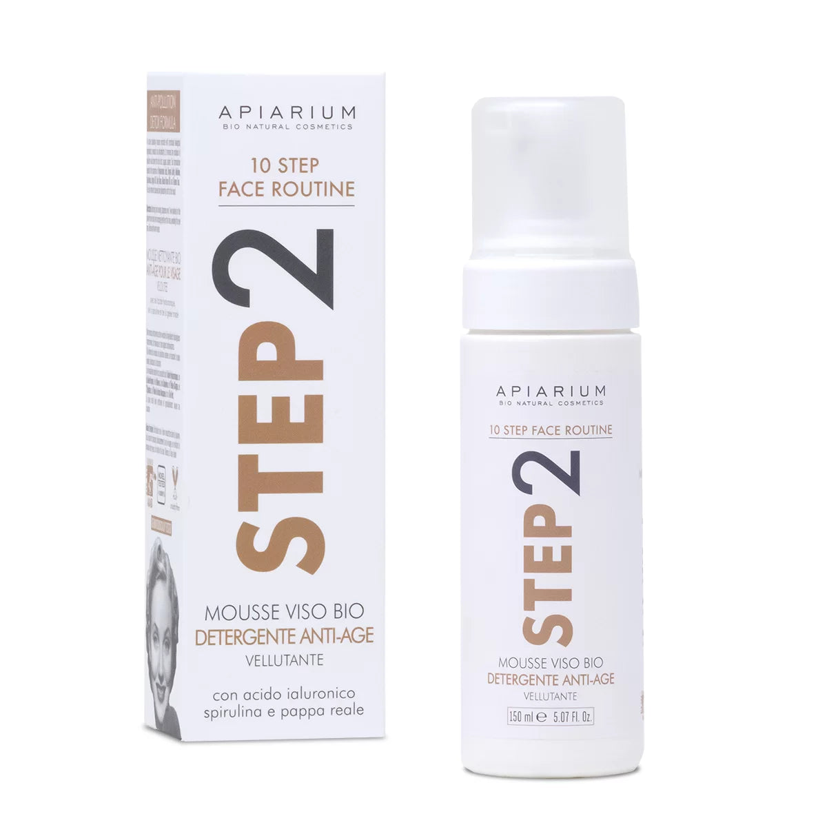 2 - Mousse viso Bio ANTIAGE