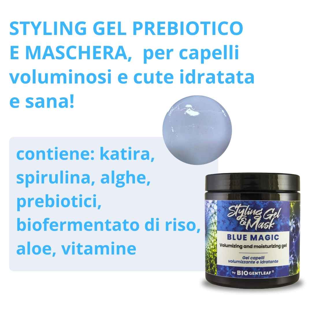 BLUE MAGIC - STYLING GEL E MASCHERA VOLUMIZZANTE ED IDRATANTE