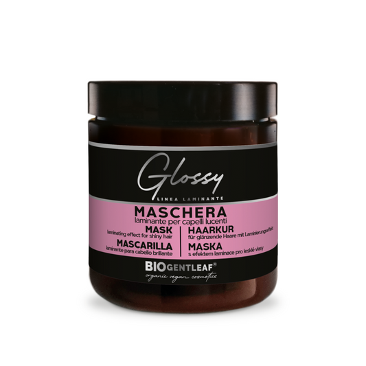 Maschera Glossy laminante con CHERATINA