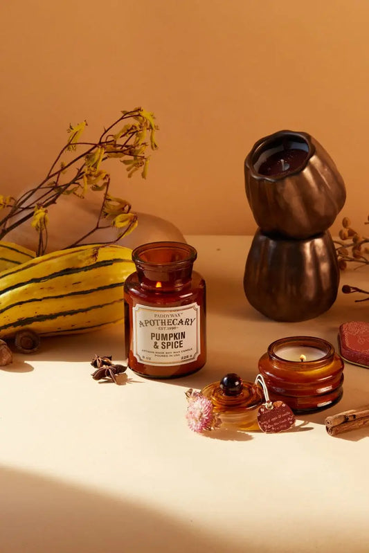 Candela di soia Apothecary - Pumpkin + Spice