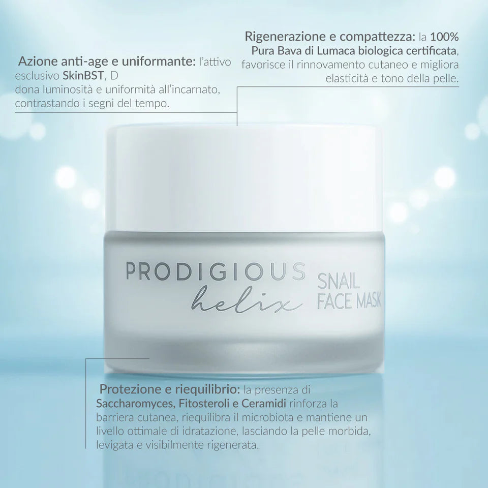 PRODIGIOUS HELIX SNAIL MASK - Maschera viso uniformante