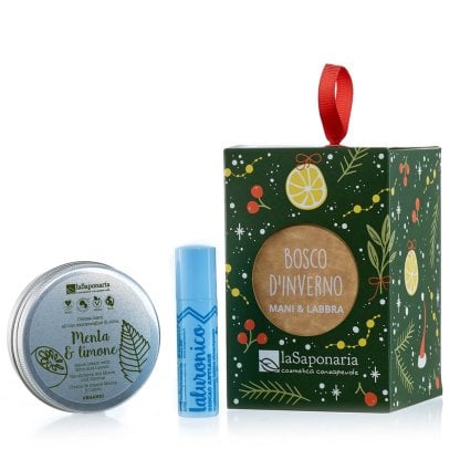 Lanterna Bosco d'inverno - crema mani + Burrocacao