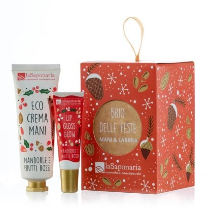 Lanterna Brio delle feste : crema mani + Lipgloss