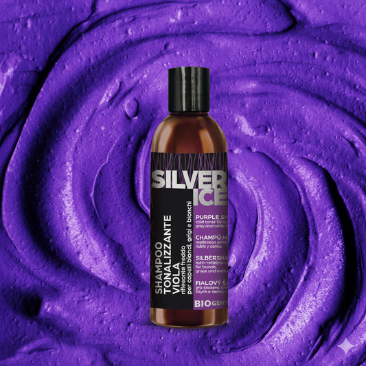 Shampoo tonalizzante viola – antigiallo per capelli biondi, grigi e bianchi
